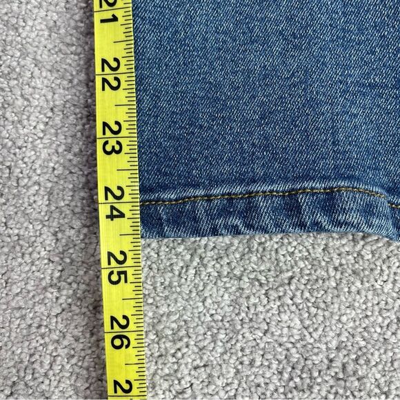 Buffalo David Bitton Jeans Women’s 29 Blue Cropped Bootcut Dark Wash High Rise - Picture 12 of 14